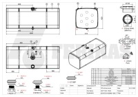 фото thumb №9, Новий aluminiowy бак пального daf 590l 2132365