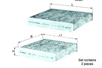 фото thumb №1, Knecht фильтр кабины с углем citroen c3 ii c3 iii