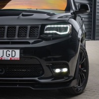 фото thumb №14, Бампер передній trackhawk srt стиль + led drl jeep grand cherokee 2014-2021