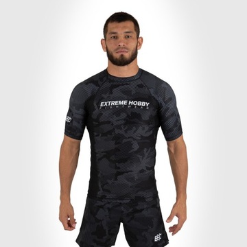 Мужской рашгард для ММА BJJ черный HAVOC M