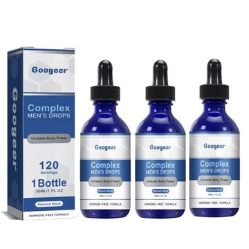 3шт 30мл Googeer Complex Men's Drops Капли, повышающие мужскую силу