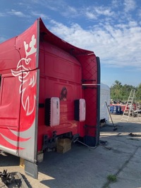 фото thumb №1, Ветровики спойлеры закабинный scania r topline