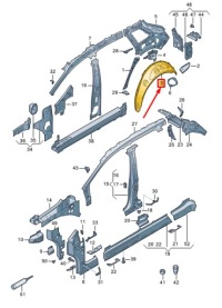 фото thumb №1, Audi q4 e-tron rear правий arch підкрилок 89a809412
