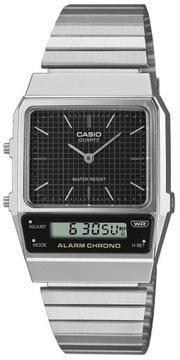 ЧАСЫ CASIO AQ-800E-1A ПРЯМОУГОЛЬНЫЕ РЕТРО-КЛАССИЧЕСКИЕ ЧАСЫ В ОРИГИНАЛЬНОЙ КОРОБКЕ