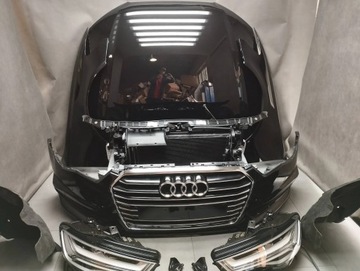 фото thumb №15, Audi a6 c7 4g рестайлинг капот бампер лампы pas крылья ly9t