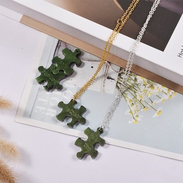 BFS674 Forma foremka silikonowa do żywicy 12 wzorów puzzle dla zakochanych