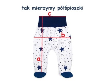 CIEPŁE PÓŁŚPIOCHY NIEMOWLĘCE WELUROWE 68 CARMEL