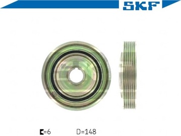 фото thumb №2, Колесо ременное вала коленчатого [skf]