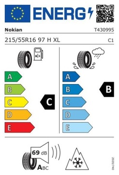 4 зимние шины Nokian WR Snowproof 215/55R16 97H XL