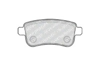 Купить Тормозные колодки тормозные delphi ham 440601416r 440603734r, фото thumb