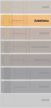 Żaluzje Drewniane Abachi na wymiar CLICKY 50mm 180x200cm