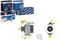 Купити Генератор bosch 986 080 370, фото thumb