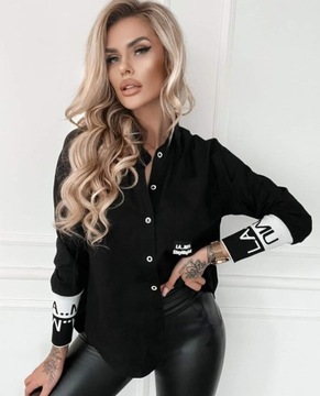 Рубашка хлопковая La..mu белая UNI