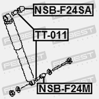 фото thumb №4, Гумовий елемент амортизатора задня febest tt-011