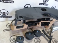 фото thumb №5, Bmw 3 f30 f31 f34 приборная панель консоль сшитая подушка безопасности натяжители оригинал сшитая