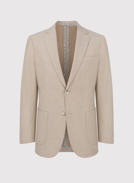 Бежевый однобортный мужской пиджак Slim Fit PAKO LORENTE 182/48