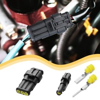 фото thumb №9, Роз'єм штекер з'єднувач герметичні електричні набір superseal 352 запчастини чохол