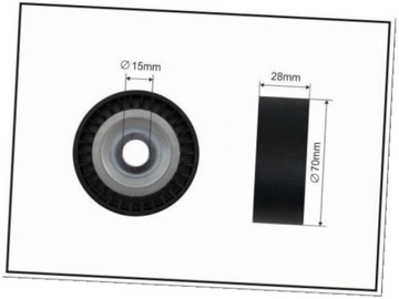 фото thumb №2, Ролик натягувач ремінь клиновий vw lupo 1.2 polo iv mk4 1.4 fox 1.4