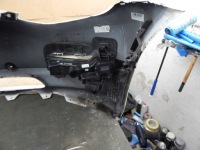 Бампер перед передний tesla model 3 17-21 противотуманные фары 1530700-04-b оригинал с Разборки, фото thumb