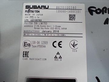 фото thumb №9, Навігація навігація радіо заводська оригінал 86201sg380 subaru forester iii 11r