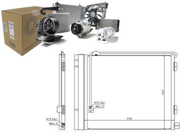 фото thumb №1, Nissens конденсатор радиаторов кондиционера 816192000