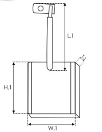 фото thumb №2, As-pl ob9019 щітка вугільна, генератор