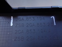 фото thumb №3, Молдинг бампера передня vw t-roc 2ga 21- lift r-line