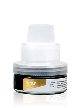Pasta do butów skórzanych z gąbką ciemny brąz Kaps Cream Brillance 50 ml