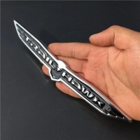 Металлический значок JEEP LOGO TRAIL HAWK BLACK