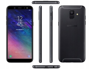 Samsung Galaxy A6 2018 4G DUAL SIM KOMPLET ETUI + SZKŁO A600FN