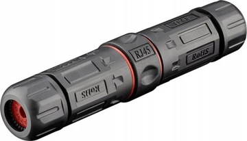 Разъем кабеля Ethernet STP 2xRJ45 кат.6 IP68