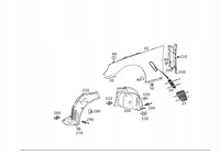 фото thumb №1, Крыло перед правый левый mercedes sl r231