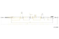 фото thumb №1, Cofle трос гальма ручного hyundai santa fe ii 2