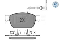 фото thumb №2, Тормозные диски тормозные колодки перед meyle vw multivan v