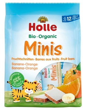 Батончики Holle BIO Organic Minis бананово-апельсиновые, 8x12,5 г