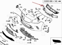Купить Новая  оригинальные амортизаторы бампера передний mercedes-benz a klasa, фото thumb