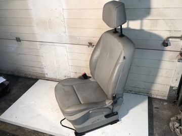 фото thumb №8, Сидіння лівий водія renault clio iii рестайлінг 09-12 напівшкіра сірий beż