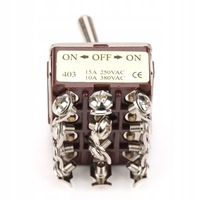 фото thumb №12, Переключатель hebelkowy chwilowy on/off/on 3-pozycyjny