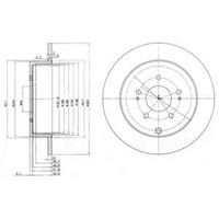 фото thumb №3, Тормозные диски тормозные колодки задняя delphi mitsubishi grandis