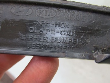 фото thumb №11, Sportage iv рестайлінг 19r спойлер накладка бампера перед передньої 86567-f1500