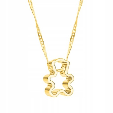 Золотая цепочка 925 пробы Teddy Bear