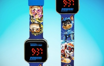 ДЕТСКИЕ ЛИЦЕНЗИОННЫЕ ЧАСЫ СО СВЕТОДИОДНЫМ ДИСПЛЕЕМ PAW PATROL КАЛЕНДАРЬ БУДИЛЬНИКА