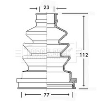 фото thumb №1, Захист шарнір kpl opel vauxhall - inner bcb2532