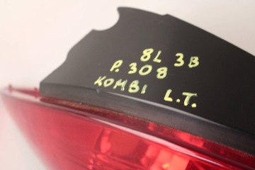 фото thumb №10, Peugeot 308 sw универсал i t7 07r- лампа левая задняя lewyt зад