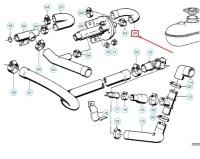 фото thumb №8, Bmw 5 e28 коліно шланг основний  системи охолодження 11631272626 oem