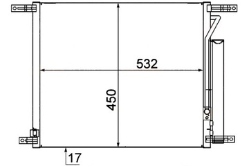 фото thumb №1, Hella конденсатор кондиціонера chevrolet aveo хетчбек