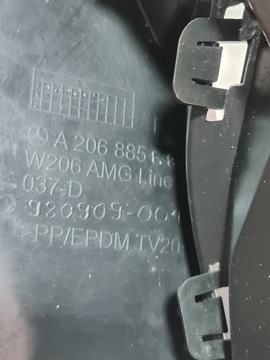 фото thumb №13, Mercedes c-klasa w206 amg ковзун кріплення бампера праві перед a2068856805