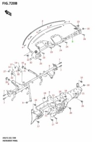 фото thumb №7, Suzuki swift mk9 2024 - торпедо rodzielcza консоль нова