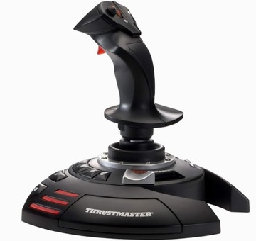Игровой джойстик Thrustmaster 2960694, черный/красный, 12 кнопок