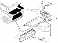 фото thumb №4, Клипсы клипсы полки левая + правая fiat grande punto